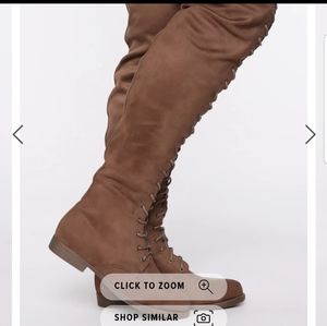 Tall Talk Flat Boot - Taupe